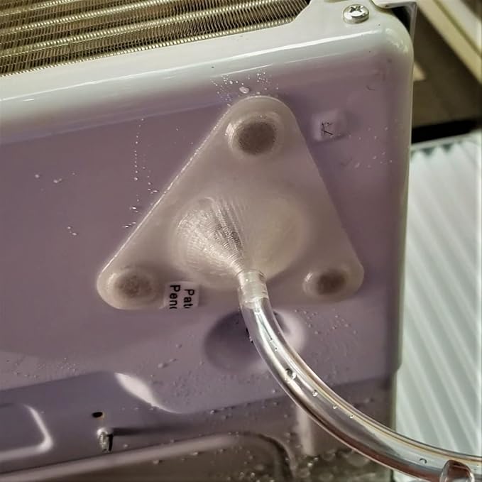 UPGRADED FOR 2026! Magnetic Universal Window Air Conditioner Drain Kit PATENTED AC Drip Line Condensate Hose Funnel Connector