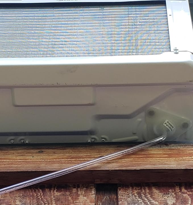 UPGRADED FOR 2026! Magnetic Universal Window Air Conditioner Drain Kit PATENTED AC Drip Line Condensate Hose Funnel Connector