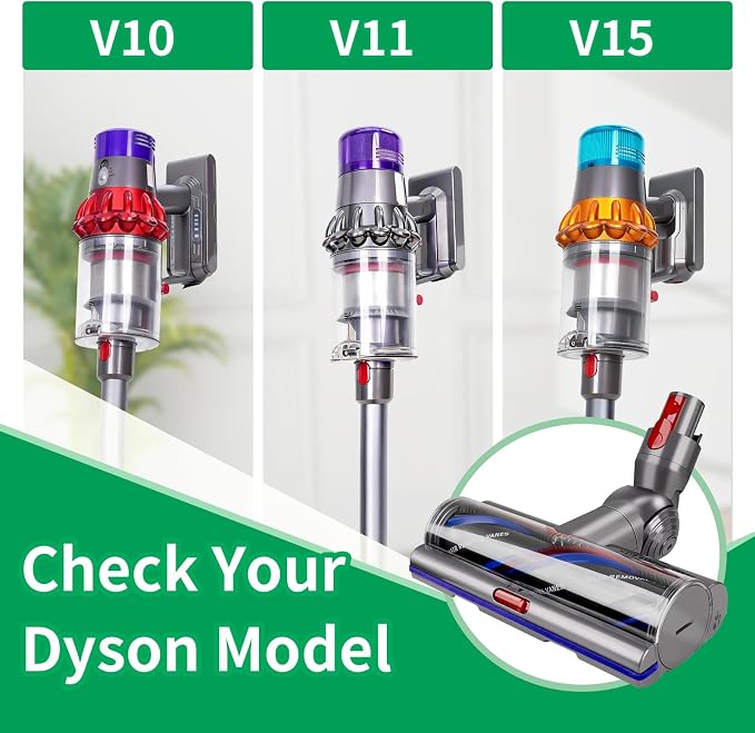 Upgraded High Torque Cleaner Head Replacement for V11 V15 V10 Cordless Vacuum Cleaner,Vacumm Head with Anti-Tangle and