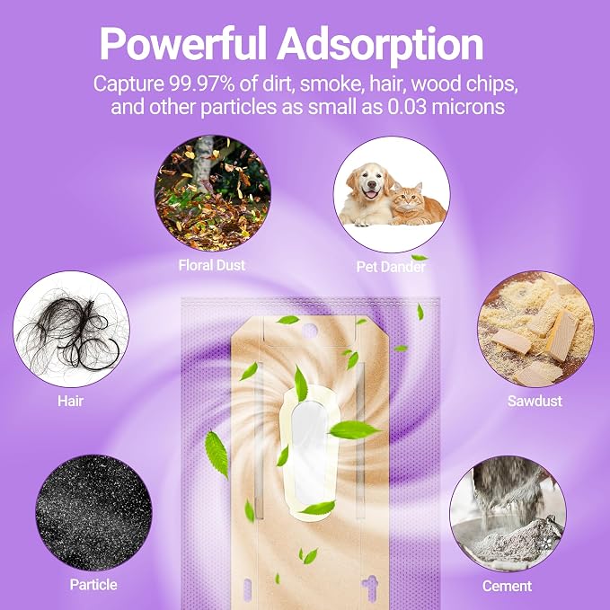 Upgraded Type CC HEPA Upright Vacuum Cleaner Bags Compatible with Oreck Elevate Vacuum Models X3, X5, XL7, XL21, 2000, 3000