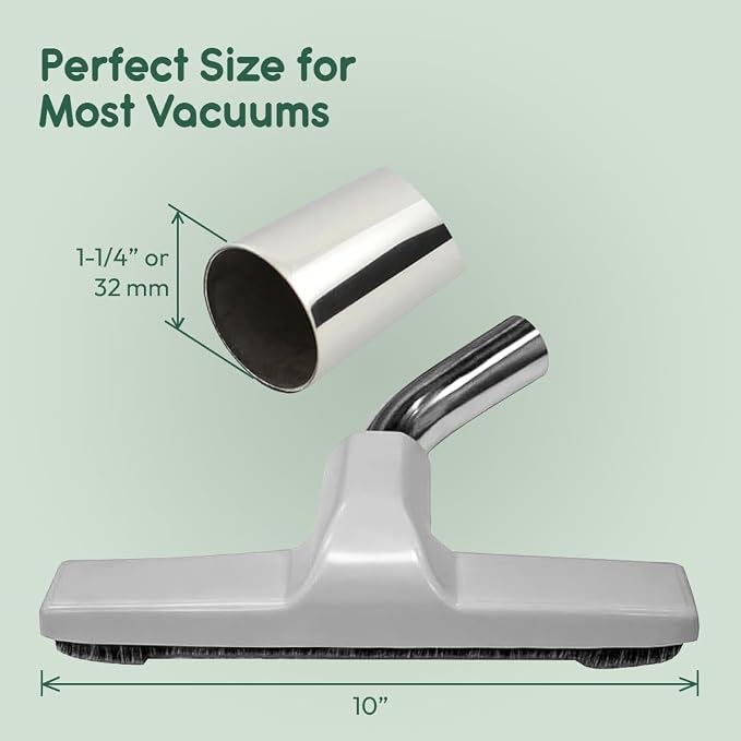 Upgraded Vacuum Floor Brush for Eureka & Universal Vacuum Cleaners with 1 1⁄4 inch (1.25'') (32mm) Inner Diameter with Horse