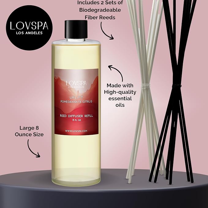 Uplift Pomegranate Citrus Diffuser Oil - Essential Oils for Diffuser Refill & Air Freshener Room Spray, alternate product