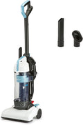 Upright Bagless Vacuum Cleaner for Carpet and Hard Floors, Washable Filter, Crevice and Upholstery Tools, Detachable Handle