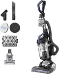 Upright Vacuum Cleaner for Carpet and Hard Floor,Powerful Vacuum with Dual Cyclone Suction,Swivel Steering,Anti-Tangle,Large