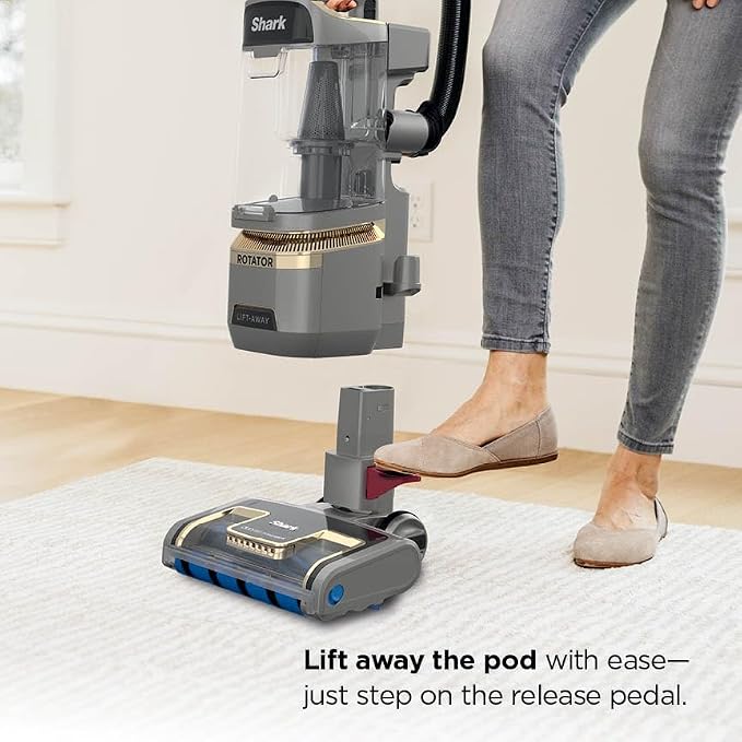 | Upright Vacuum Cleaner for Home | Rotator Lift-Away | No Hair Wrap | HEPA Filter | Lightweight Bagless Vacuum for Pet Hair