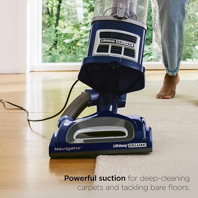 Upright Vacuum, Navigator Lift-Away Deluxe with Large Dust Cup Capacity, HEPA Filter, Swivel Steering, Upholstery Tool &