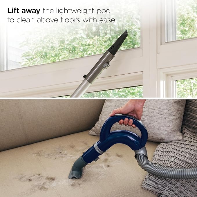 Upright Vacuum, Navigator Lift-Away Deluxe with Large Dust Cup Capacity, HEPA Filter, Swivel Steering, Upholstery Tool &