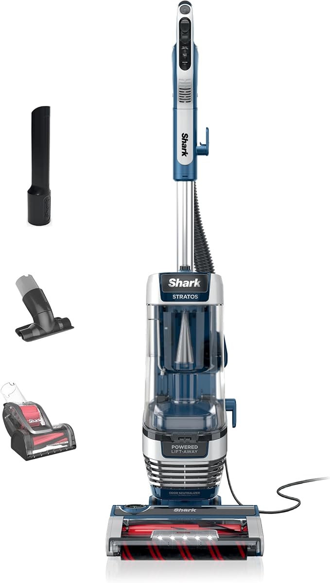 Upright Vacuum, Stratos with DuoClean PowerFins, HairPro, Powered Lift-Away, Self-Cleaning Brushroll, & Odor