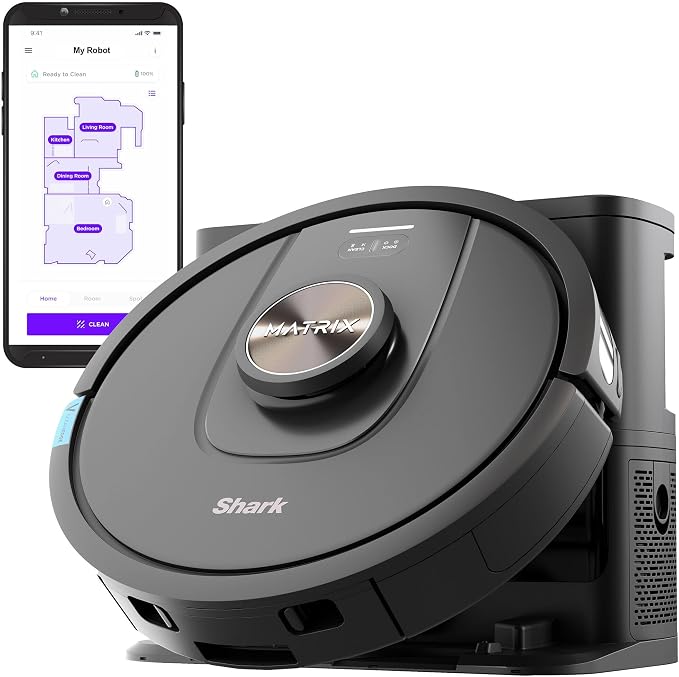 UR2360S Ultra Robot Vacuum, with Matrix Clean, Precision Mapping, 30-Day Capacity HEPA Bagless Self Empty Base, Self-Cleaning