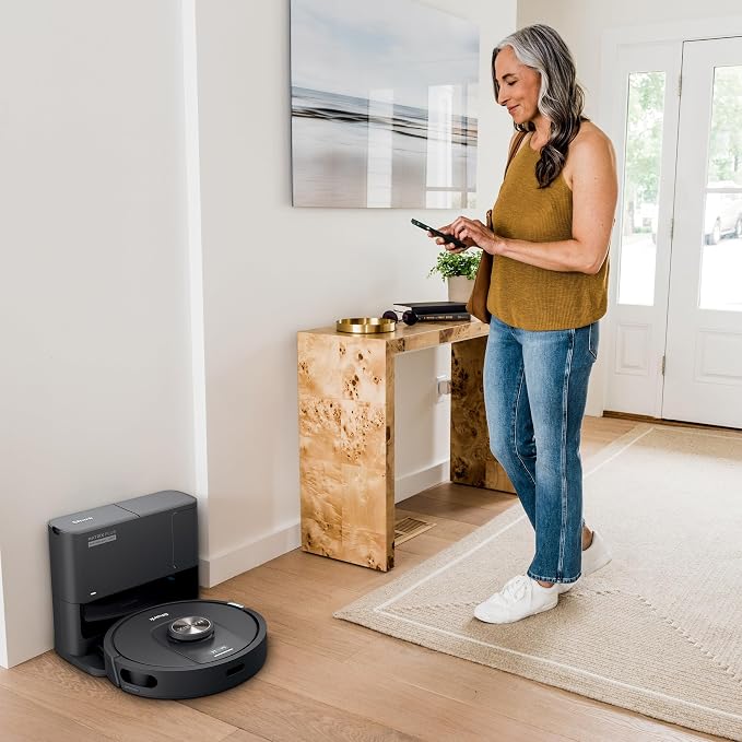UR2360S Ultra Robot Vacuum, with Matrix Clean, Precision Mapping, 30-Day Capacity HEPA Bagless Self Empty Base, Self-Cleaning