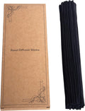 US 100 PCS Reed Diffuser Sticks,10 Inch Natural Rattan Wood Sticks,Essential Oil Aroma Diffuser Replacements Sticks for