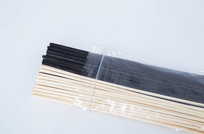 US 120 PCS Reed Diffuser Sticks,10 Inch Natural Rattan Wood Sticks,Essential Oil Aroma Diffuser Replacements Sticks for own