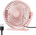 USB Desk Fan Mini Portable Personal Fan, 3 Speeds Adjustable Strong Breeze Small Electric Fan, 360° Rotation Quiet Plug In