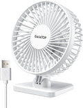 USB Desk Fan, Small But Powerful, Personal Portable Quiet 3 Speeds, Adjustable Mini Table Desktop fan for Cooling Home Office