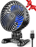 USB Desktop Small Fan, Stepless Speed Adjustment with Multiple Speed Levels, Portable Plug-in Personal Mini Fan,Quiet