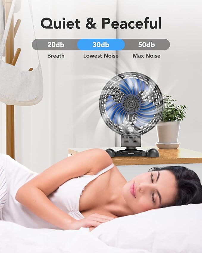 USB Desktop Small Fan, Stepless Speed Adjustment with Multiple Speed Levels, Portable Plug-in Personal Mini Fan,Quiet