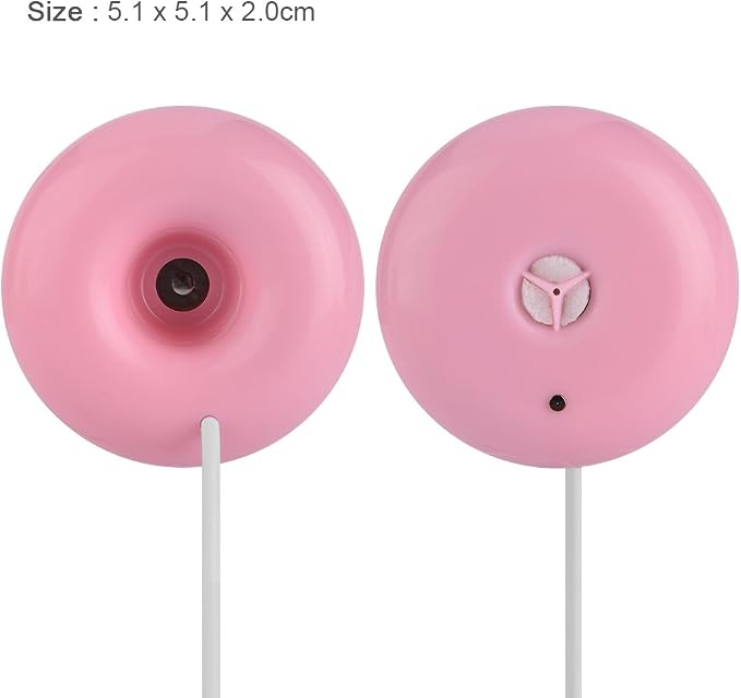 USB Donuts Humidifier Mini Cute Mist Humidifier Floating Water Air Fresher Diffuser for Home SPA Car Travel Use, alternate