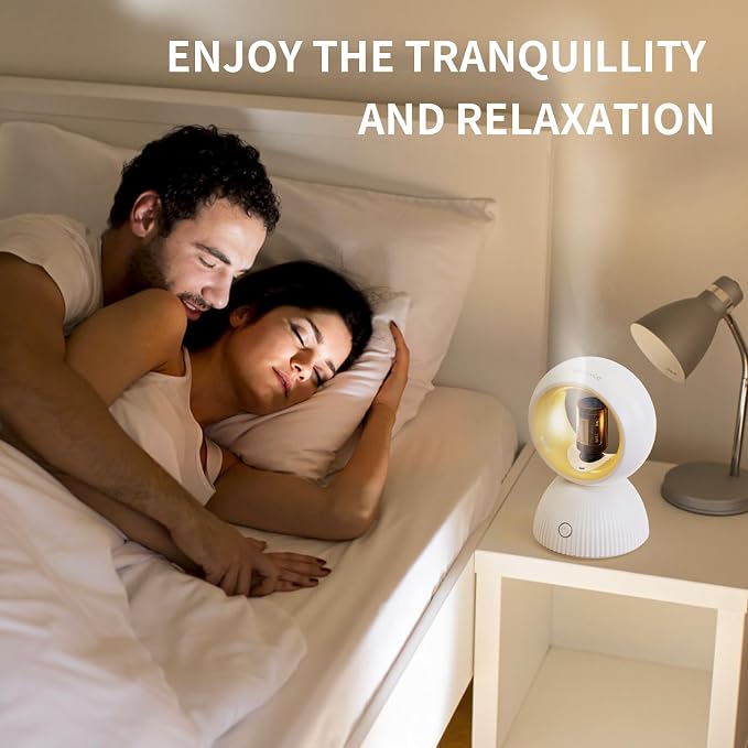 USB Essential Oil Diffuser – Waterless Aromatherapy Diffuser for Home, Office, Car & Travel, Compact & Portable, Variable