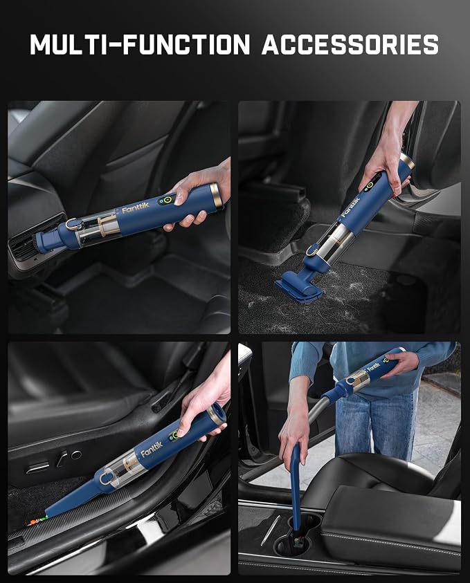 ® V10 APEX Cordless Car Vacuum, 4-in-1 Portable Mini Handheld Vac, 19kPa Suction Power, alternate product view 6