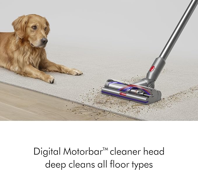 V15 Detect Plus Cordless Vacuum, Illumination Reveals dust, 240AW, 3 Power Modes, Up to 60 Minutes,2 Deep Cleans Hard Floors