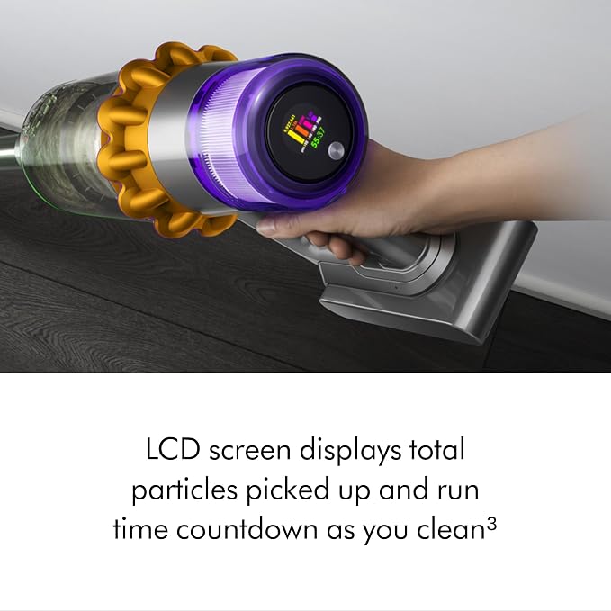 V15 Detect Plus Cordless Vacuum, Illumination Reveals dust, 240AW, 3 Power Modes, Up to 60 Minutes,2 Deep Cleans Hard Floors