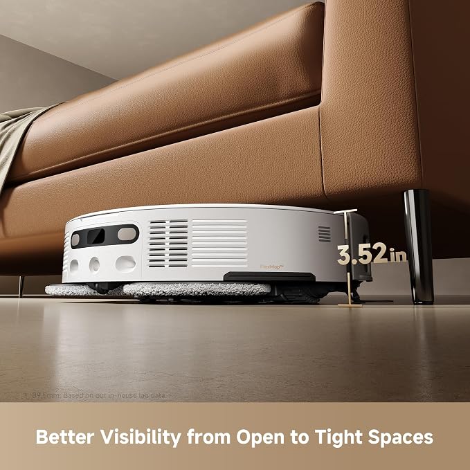 V50 Ultra Complete Robot Vacuum and Mop Self-Cleaning, 24,000 Pa Suction, Liftable Navigation with Obstacle Overcoming and
