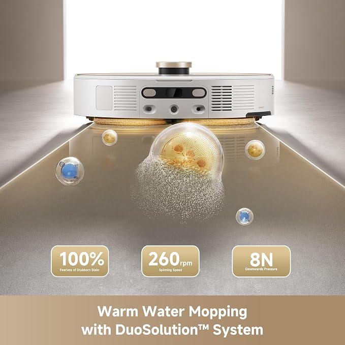 V50 Ultra Complete Robot Vacuum and Mop Self-Cleaning, 24,000 Pa Suction, Liftable Navigation with Obstacle Overcoming and