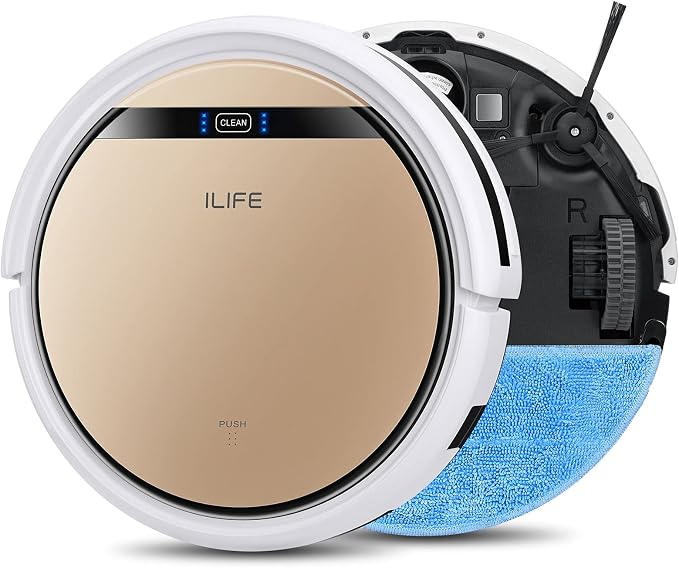 V5s Pro Robot Vacuum and Mop Combo,, Automatic Self-Charging Robot Vacuum Cleaner, Daily Schedule, Ideal for Pet Hair
