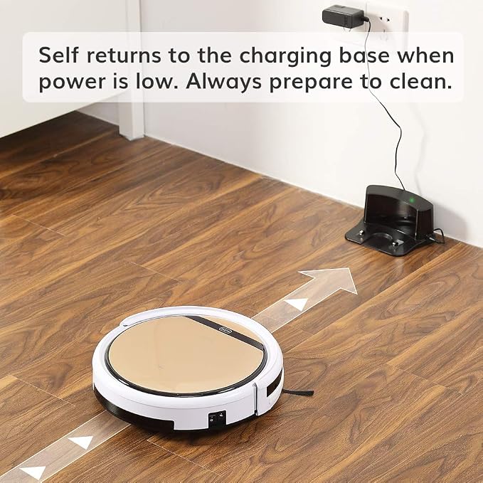 V5s Pro Robot Vacuum and Mop Combo,, Automatic Self-Charging Robot Vacuum Cleaner, Daily Schedule, Ideal for Pet Hair