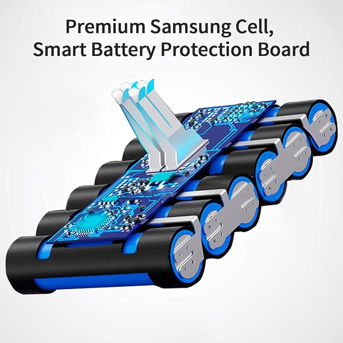 V6 Battery Replacement 3000mAh 21.6v Li-ion Battery for V6 DC59 DC58 DC61 DC62 DC72 DC74 Handheld Vacuum Cleaner Batteries
