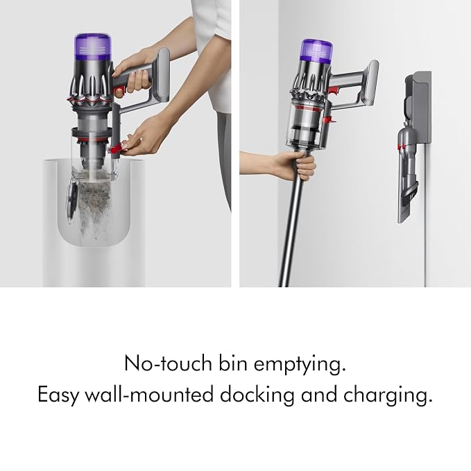 V9 Motorbar Cordless Vacuum, Cleans Hard Floors and Carpets, Detangles, Converts to Handheld, 100AW, 3 Power Modes, Up to 40