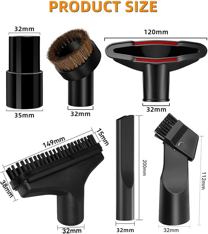 Vacuum Attachment Kit for Shark Navigator/Rotator/Rocket Vacuum Model NV351 NV352 NV353 NV356 NV357 NV360 NV501 NV502 NV752