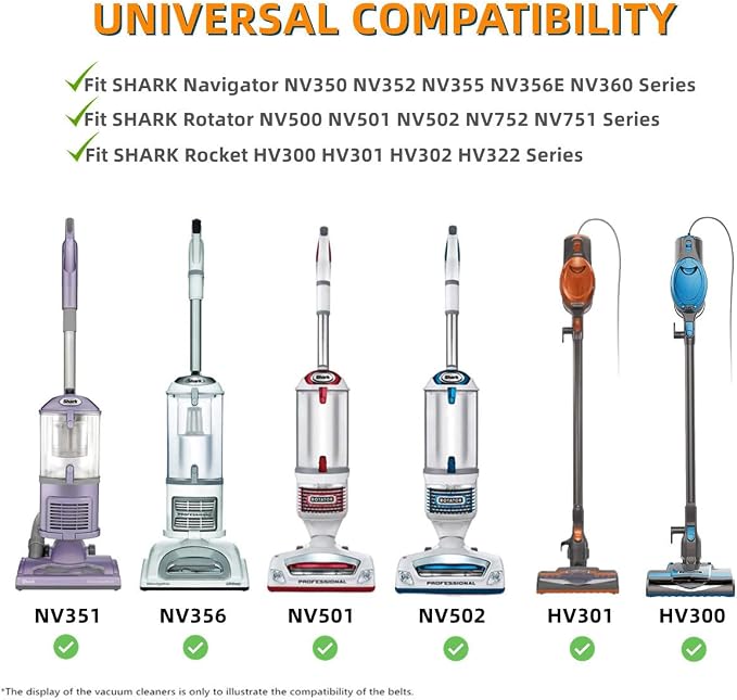 Vacuum Attachment Kit for Shark Navigator/Rotator/Rocket Vacuum Model NV351 NV352 NV353 NV356 NV357 NV360 NV501 NV502 NV752