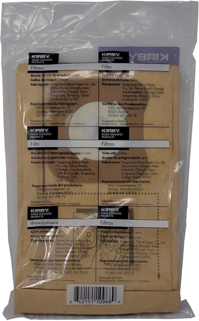 Vacuum Bags – Genuine Micron Magic Filtration – Compatible with G3, G4, G5, G6 – OEM Part #197294 – 3-Pack, alternate product