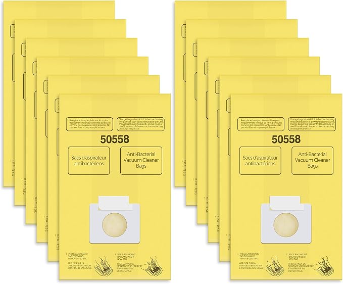 Vacuum Bags Replacement for Canister C/Q 5055 50555 50557 50558 and Pana·sonic Type C-5 C-18 Vacuums, product image