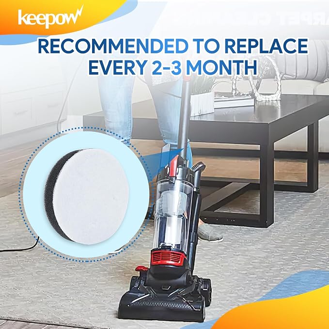 Vacuum Filter Compatible with Eureka Airspeed Bagless Upright Vacuum Cleaner NEU100, NEU102, NEU10AE2, NEU10AE4, NEU10AE5