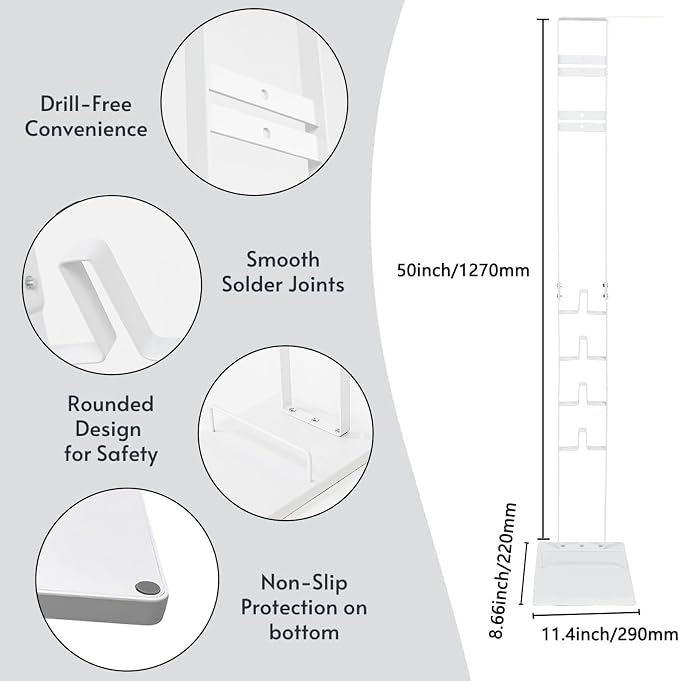 Vacuum Stand for, Handheld V15 V11 V10 V8 V7 V6 DC30 DC31 DC34 DC35 DC58 DC59 DC62 Cordless Vacuum, alternate view 3