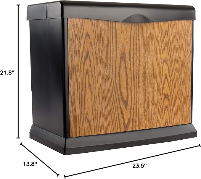 Valiant Digital Whole-House Console-Style Evaporative Humidifier (Honey Oak), alternate product view 9