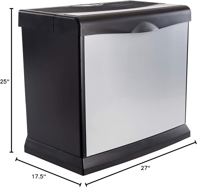 Valiant Digital Whole-House Console-Style Evaporative Humidifier (Brushed Nickel), alternate product view 10