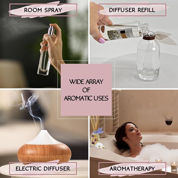 Vanilla Antilles Diffuser Oil - Luxury Essential Oils for Diffuser Refill & Air Freshener Room Spray, alternate product view