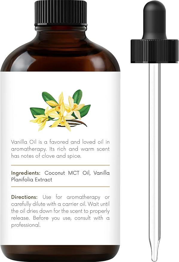 Vanilla Essential Oil – 1 Fl Oz – Pure and Natural Mix – Premium Grade Essential Oil for Diffuser and Aromatherapy, alternate