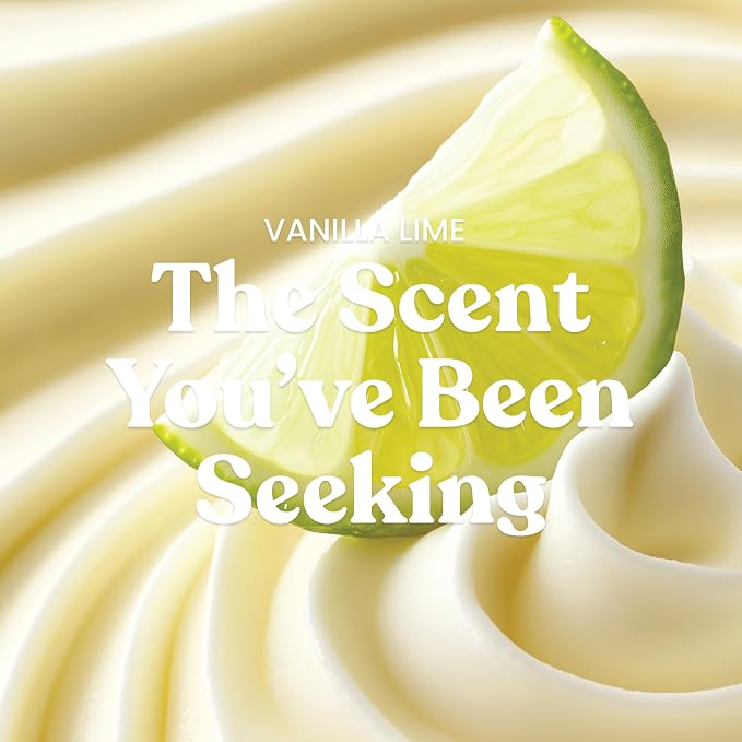 Vanilla Lime, Scented Candle, 22oz Large Jar with up to 150 Hour Burn Time, Giftable 22oz, alternate product view 2