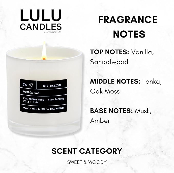 | Vanilla Oak | Luxury Scented Soy Jar Candle | Hand Poured in The USA | Highly Scented & Long Lasting- 9 Oz., alternate