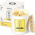 Vanilla Scented Candles for Women - Aromatherapy Candle with Crystals Inside, 10oz Soy Candles for Home Scented, product