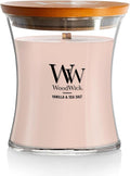 Vanilla & Sea Salt Gifts for Women and Men, 9.7 oz Medium Hourglass Candle with Crackling Wick, product image