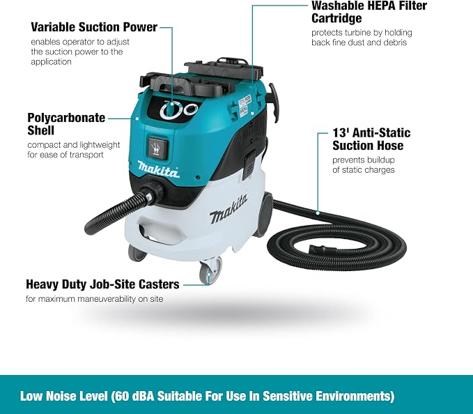 VC4210L 11 Gallon Wet/Dry HEPA Filter Dust Extractor/Vacuum, alternate product view 2