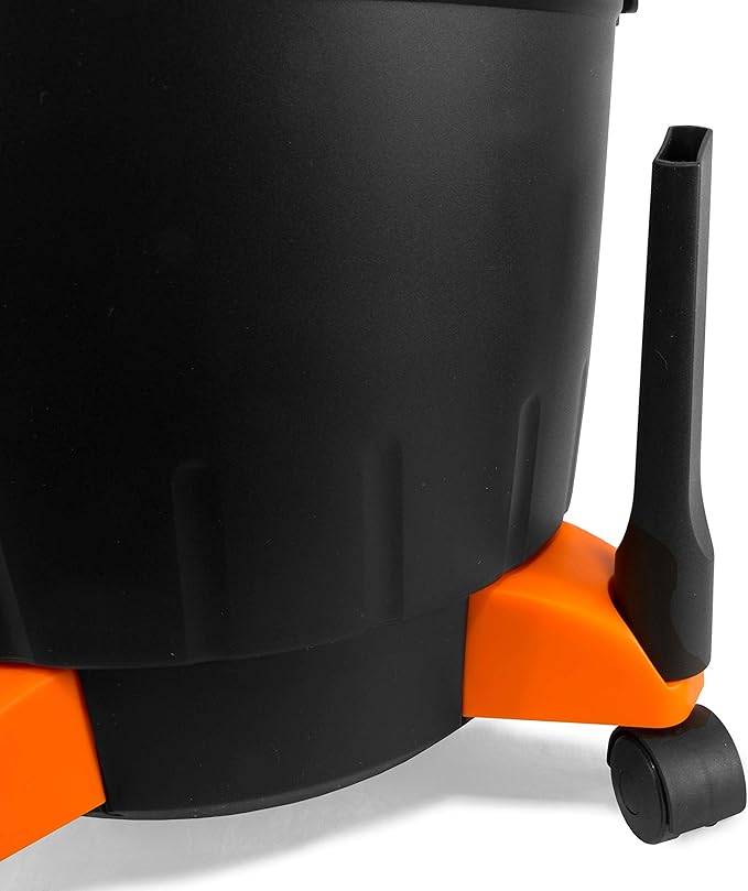 VC4710 10-Amp 5-Gallon Portable HEPA Wet/Dry Shop Vacuum and Blower with 0.3-Micron Filter, Hose, and Accessories,Orange