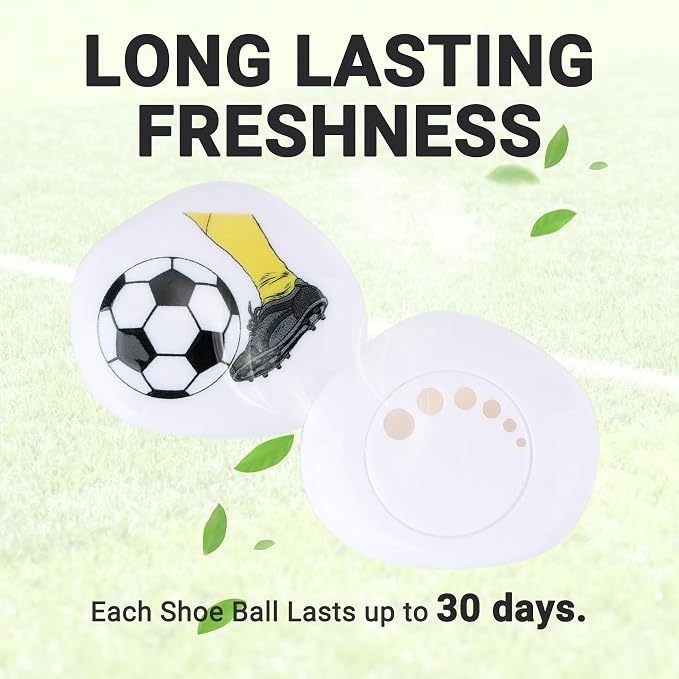 Versatile Deodorizer Balls for Shoes Gym Bags Home Freshener for Closets Lockers Odor Eater Eliminate Unpleasant, alternate