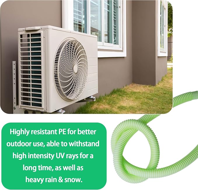 Version 50ft Mini Split Air Conditioner Drain Hose, 5/8" I.D Universal Mini Split Hose Line, alternate product view 5