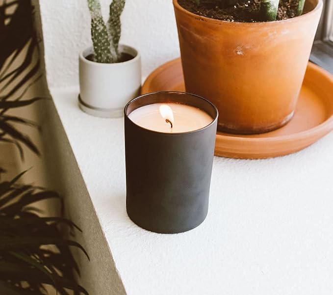 . Vetiver & Tonka Scented Candle - 75 Hour Burn - Luxury made from natural materials Soy Wax Candles, alternate product view